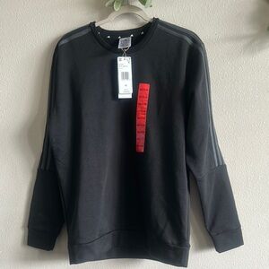 Adidas Black Crewneck Sweater Fine Knit